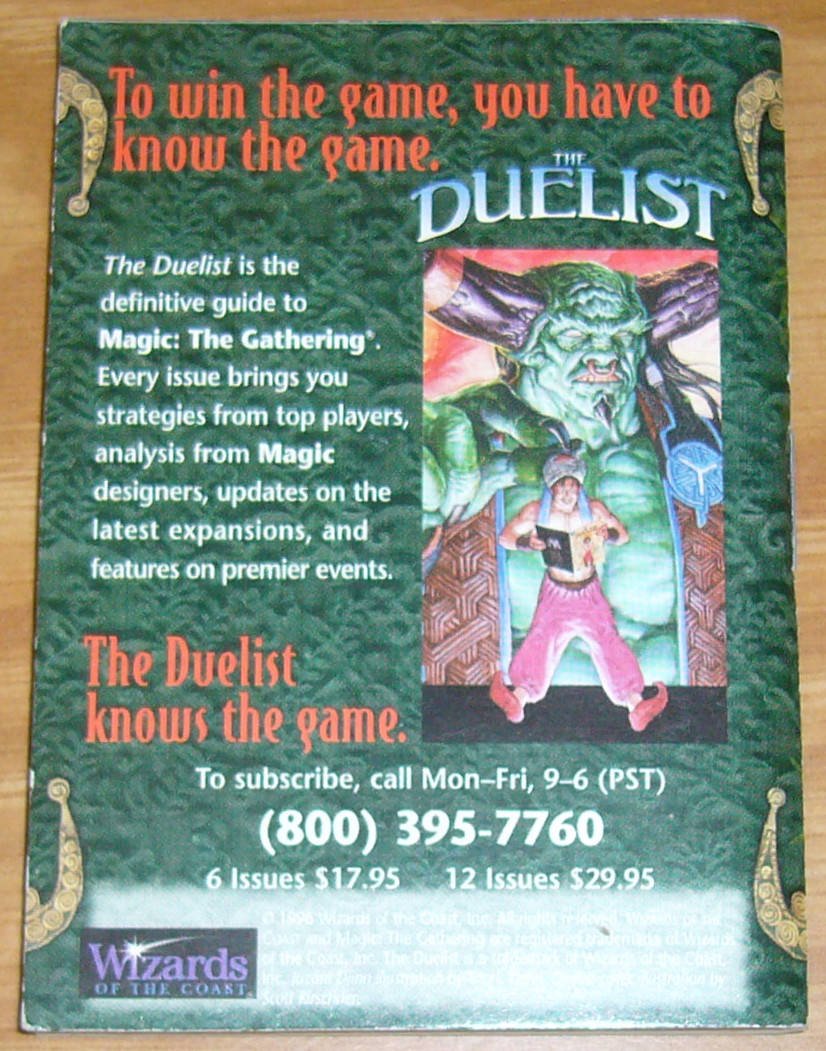 Magic the Gathering Mirage Rulebook / Strategy Guide - vintage